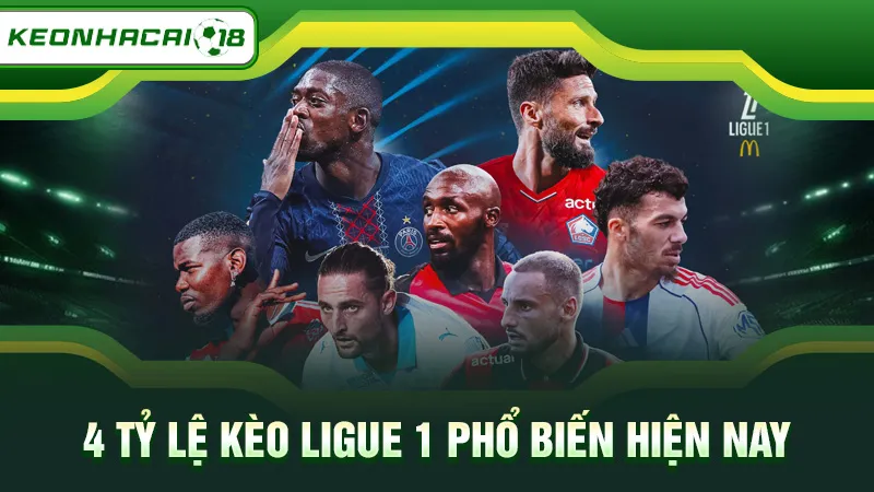 4 tỷ lệ kèo Ligue 1 phổ biến hiện nay